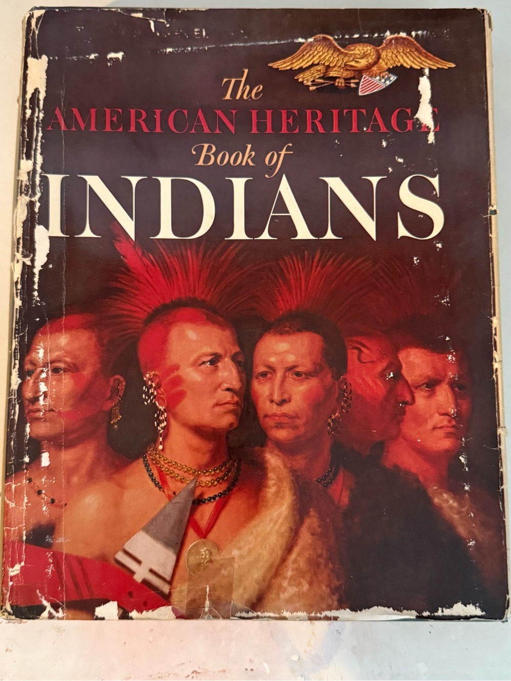 The American Heritage Book of Indians Vintage Hardcover Book